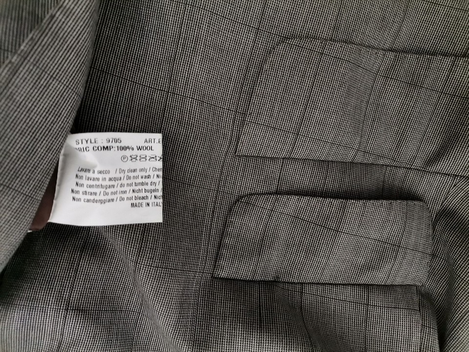 IMG_20221122_111336.jpg Paul Smith Rozmiar 44 (L) Kolor Szary Krata Męska Marynarka Długi rękaw Materiał Wełna 100%