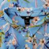 H&m Rozmiar 36 Kolor Niebieski Kołnierz Bluzka Zapinana Bezrękawnik