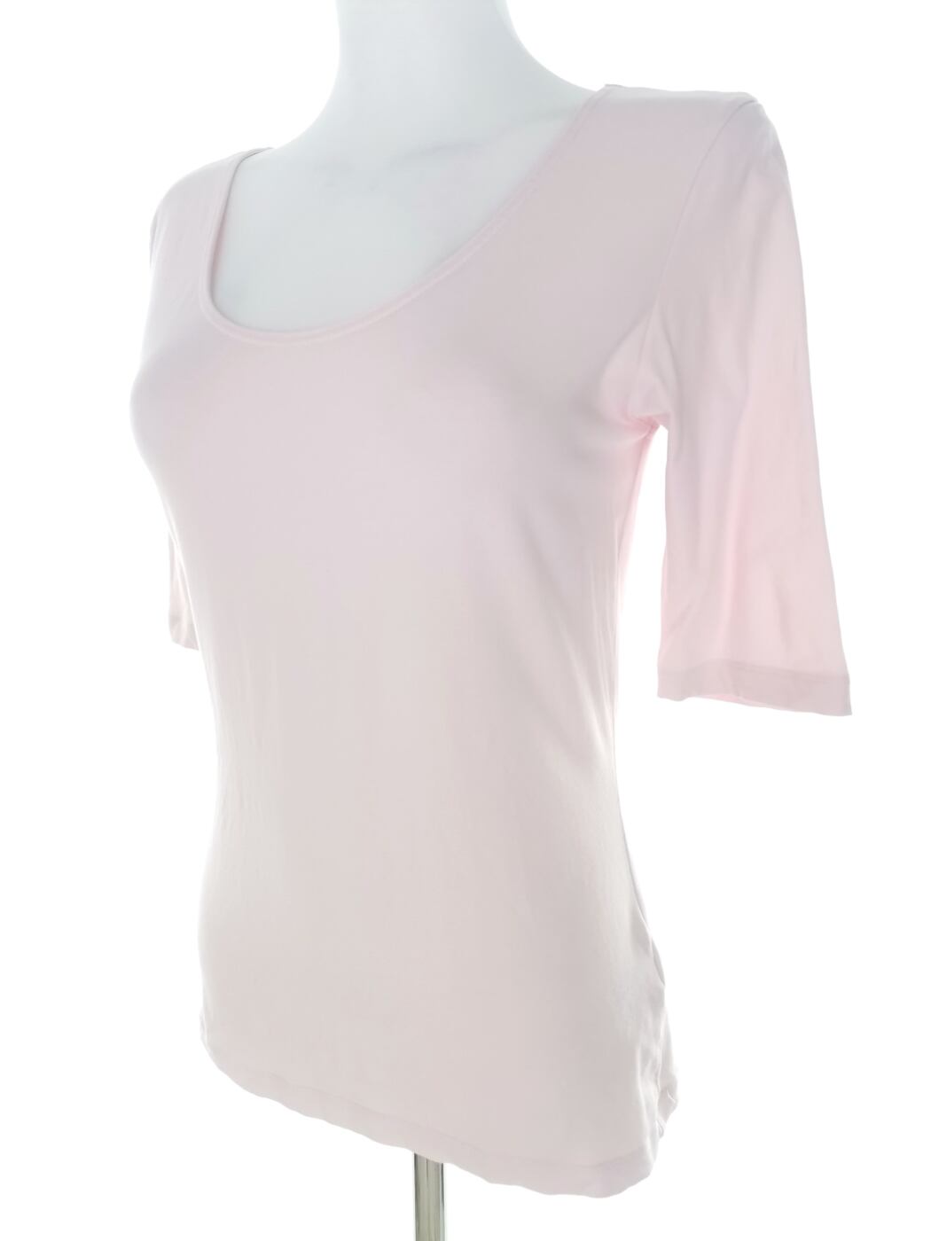 IMG_20221122_121023.jpg Filippa k Rozmiar S Kolor Różowy Okrągły dekolt T-Shirt Krótki rękaw Materiał Organiczna Bawełna