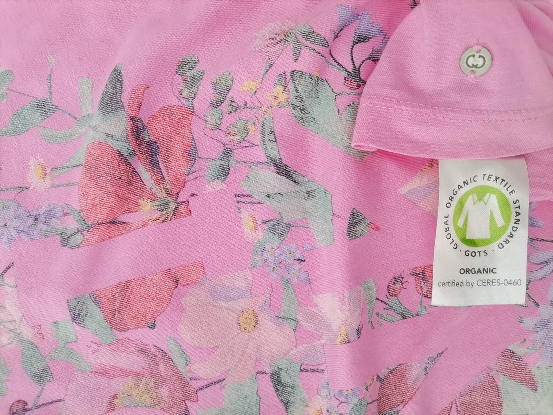 IMG_20221123_103316.jpg Gerry weber Rozmiar 40 Kolor Różowy Okrągły dekolt T-Shirt Krótki rękaw Materiał Bawełna 100%