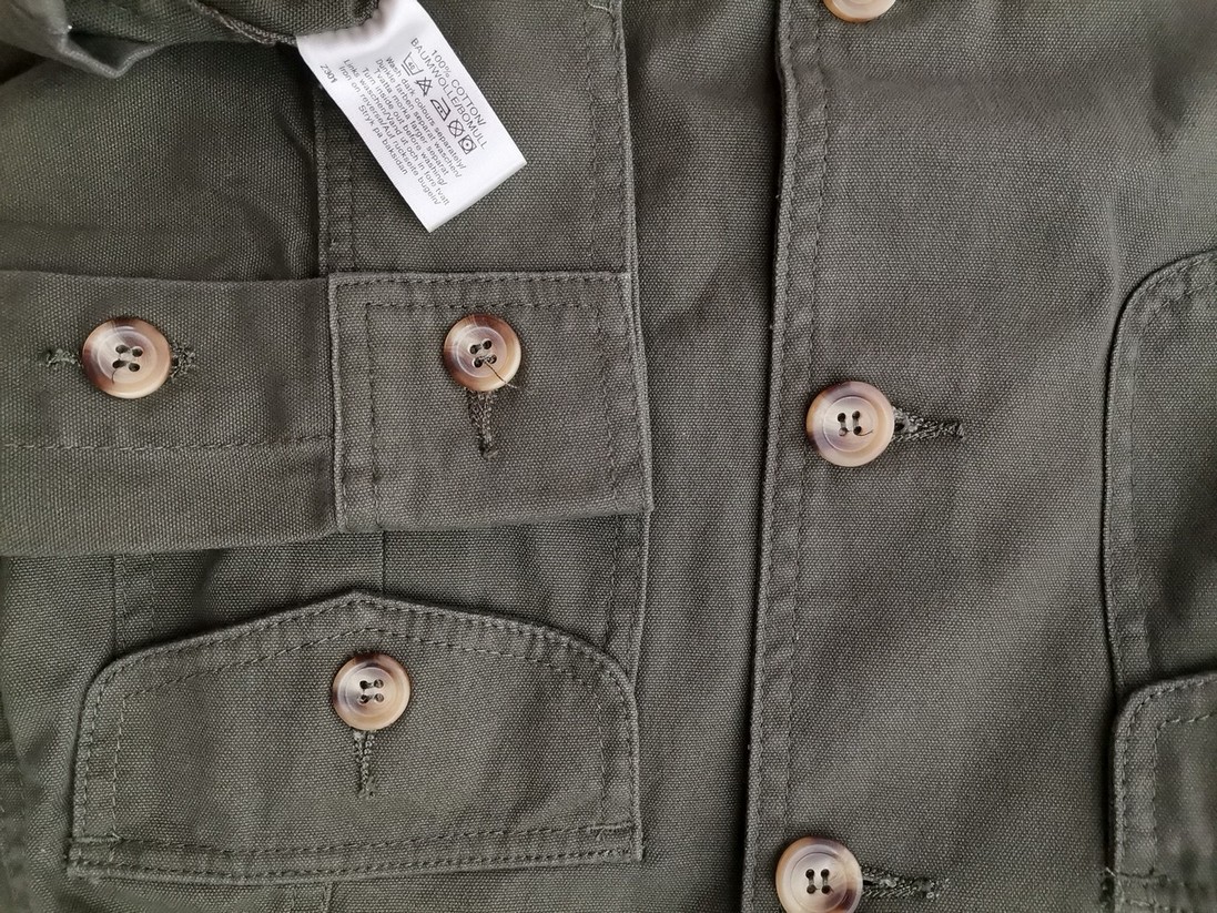 IMG_20221209_111216.jpg For Women Rozmiar 12 (38) Kolor Khaki Kurtka Jeansowa Długi rękaw Materiał Bawełna 100%