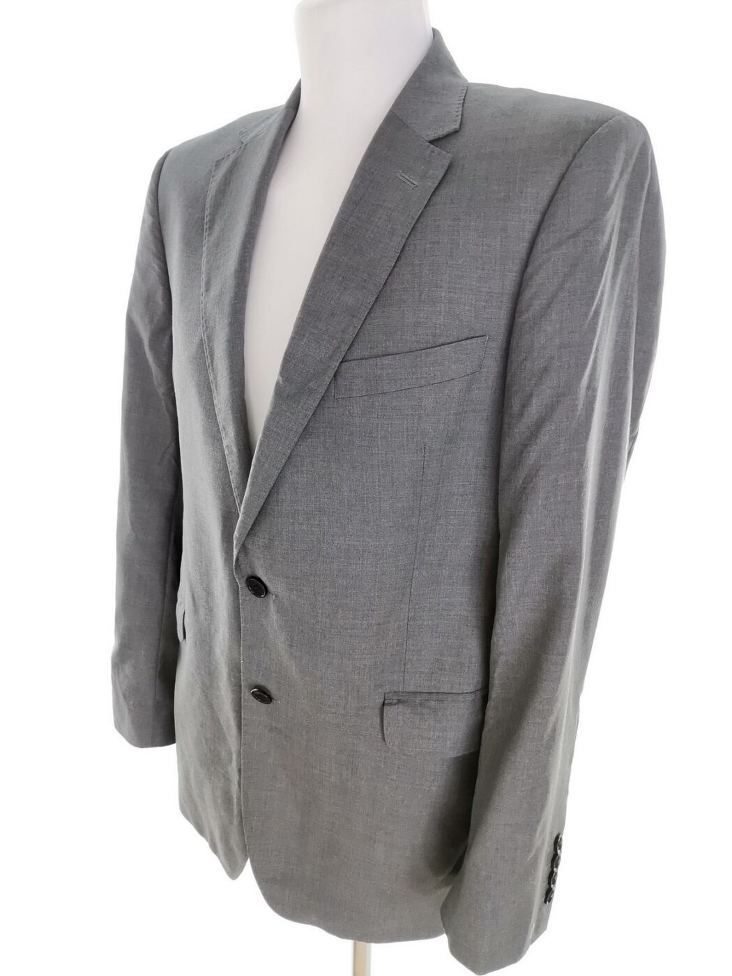 IMG_20221209_134159.jpg Ermenegildo Zegna Rozmiar 42 (M) Kolor Szary Męska Marynarka Długi rękaw Materiał Wełna 100%