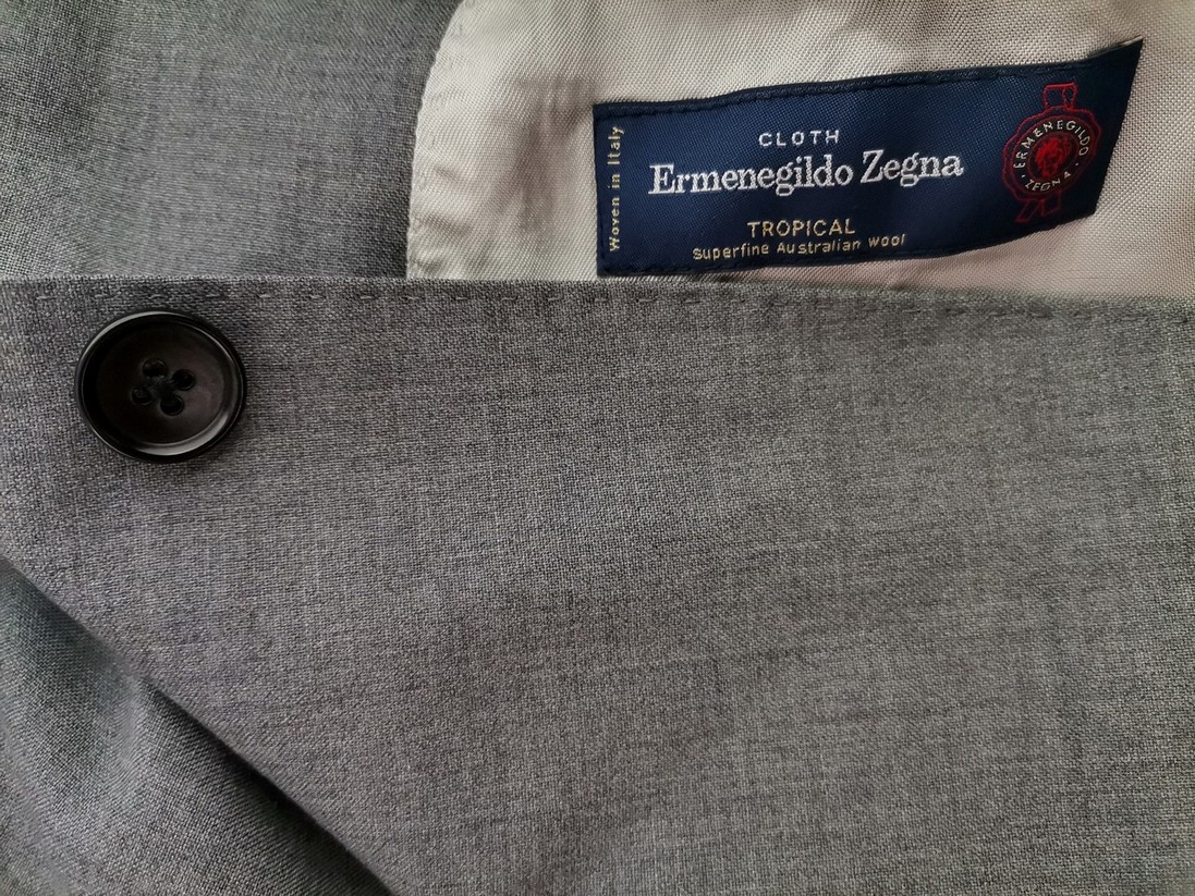 IMG_20221209_134229.jpg Ermenegildo Zegna Rozmiar 42 (M) Kolor Szary Męska Marynarka Długi rękaw Materiał Wełna 100%