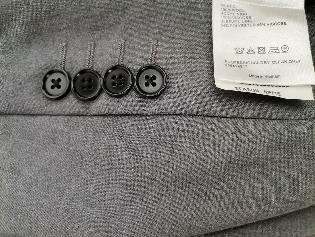 IMG_20221209_134250.jpg Ermenegildo Zegna Rozmiar 42 (M) Kolor Szary Męska Marynarka Długi rękaw Materiał Wełna 100%