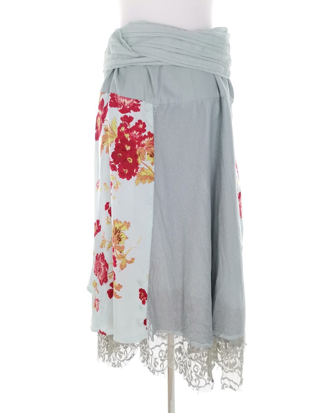 Annah S Rozmiar ONE SIZE (42/44) Kolor Niebieski Spódnica Maxi Długa