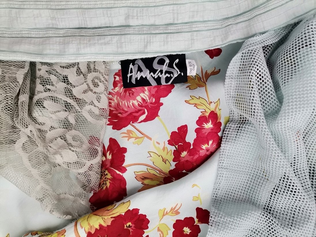 Annah S Rozmiar ONE SIZE (42/44) Kolor Niebieski Spódnica Maxi Długa