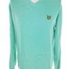 Lyle & Scott Rozmiar XL Kolor Miętowy Męski Sweter Długi rękaw Materiał Bawełna 100%