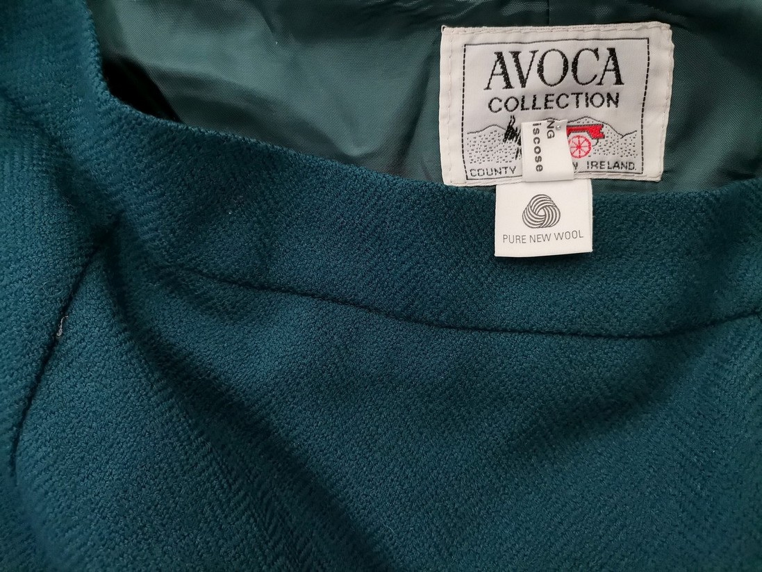IMG_20230104_135401.jpg AVOCA Rozmiar M Kolor Turkusowy Spódnica Prosta i Ołówkowa Midi Materiał Wełna Jagnięca