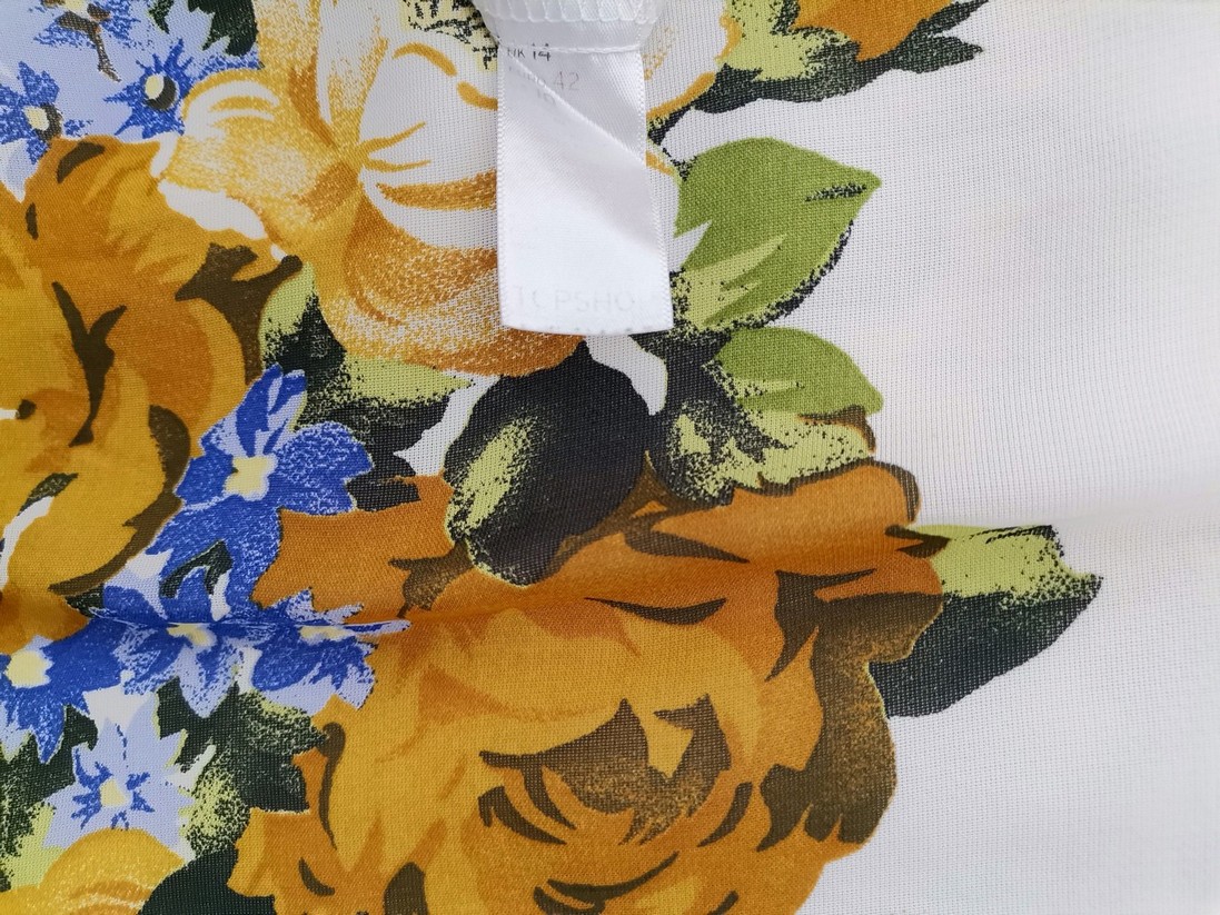 Topshop Rozmiar 14 (42) Kolor Niebieski Spódnica Maxi Długa