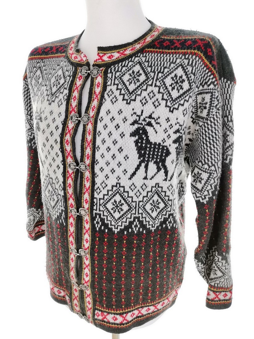 IMG_20230109_104444.jpg CENTRO MAGLIA Rozmiar M Kolor Szary Męski Sweter Rozpinany Długi rękaw Materiał Akryl