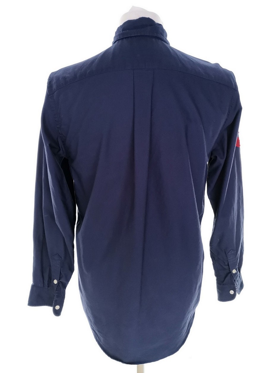 IMG_20230109_105928.jpg Ralph Lauren Rozmiar XL (18/20) Kolor Granatowy Kołnierz Męska Koszula Casual Długi rękaw Materiał Bawełna 100%