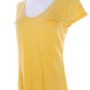 Massimo dutti Rozmiar S Kolor Żółty Okrągły dekolt T-Shirt Krótki rękaw