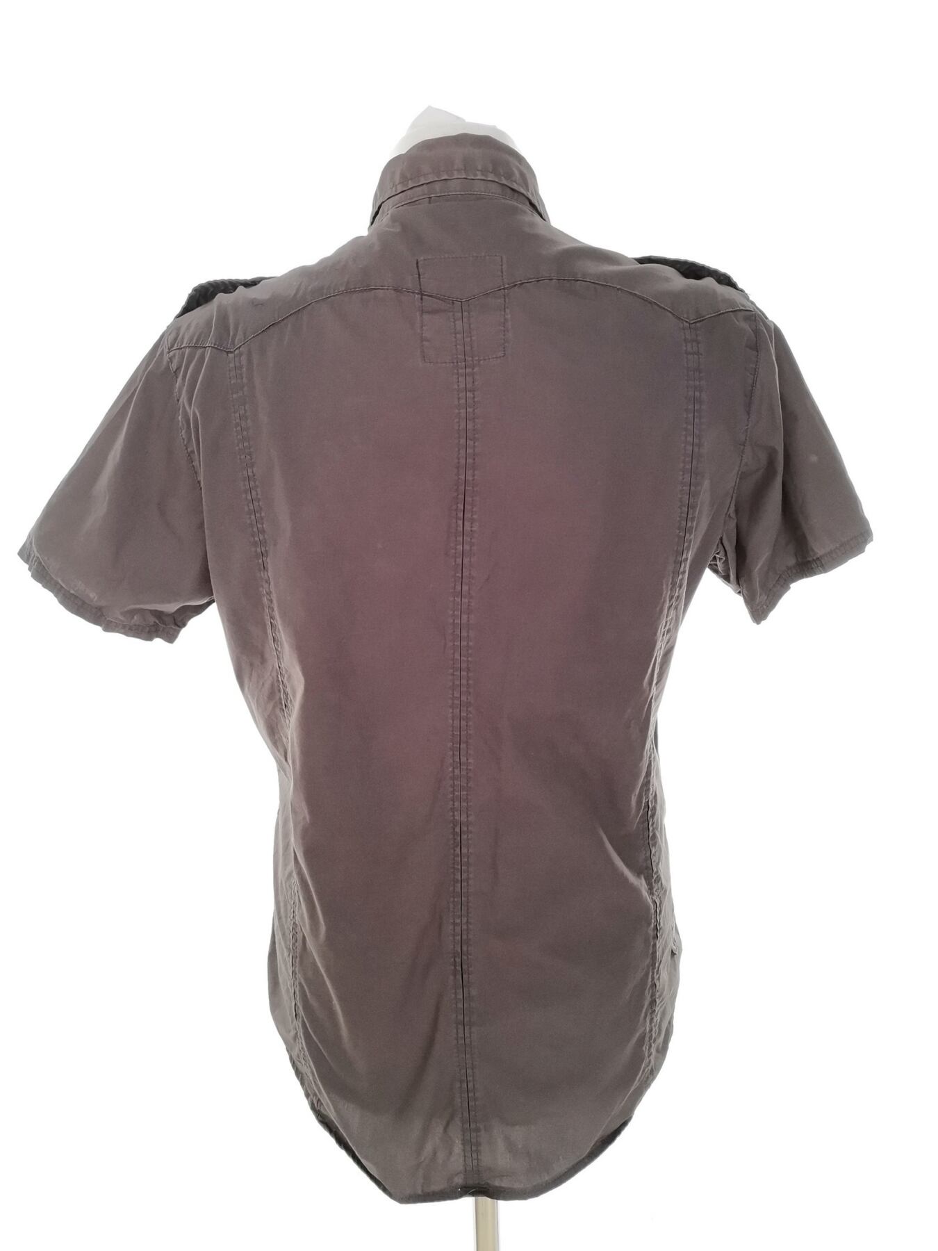IMG_20230111_130700.jpg G-Star Raw Rozmiar XL Kolor Brązowy Kołnierz Męska Koszula Casual Krótki rękaw Materiał Bawełna 100%