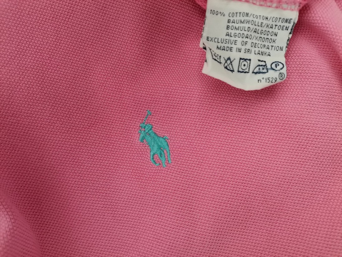 IMG_20230112_132242.jpg Polo Ralph Lauren Rozmiar L Kolor Różowy Kołnierz Męska Koszula Polo Krótki rękaw Materiał Bawełna 100%