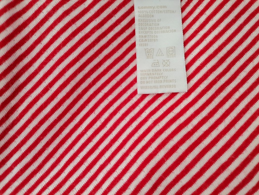 Tommy hilfiger Rozmiar L Kolor Czerwony Pasy Bluza z kapturem Długi rękaw Materiał Bawełna 100% Tommy hilfiger Rozmiar L Kolor Czerwony Pasy Bluza z kapturem Długi rękaw Materiał Bawełna 100%