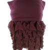 Dkny Jeans Rozmiar 6 (34) Kolor Purpurowy Spódnica Rozkloszowana Do Kolan