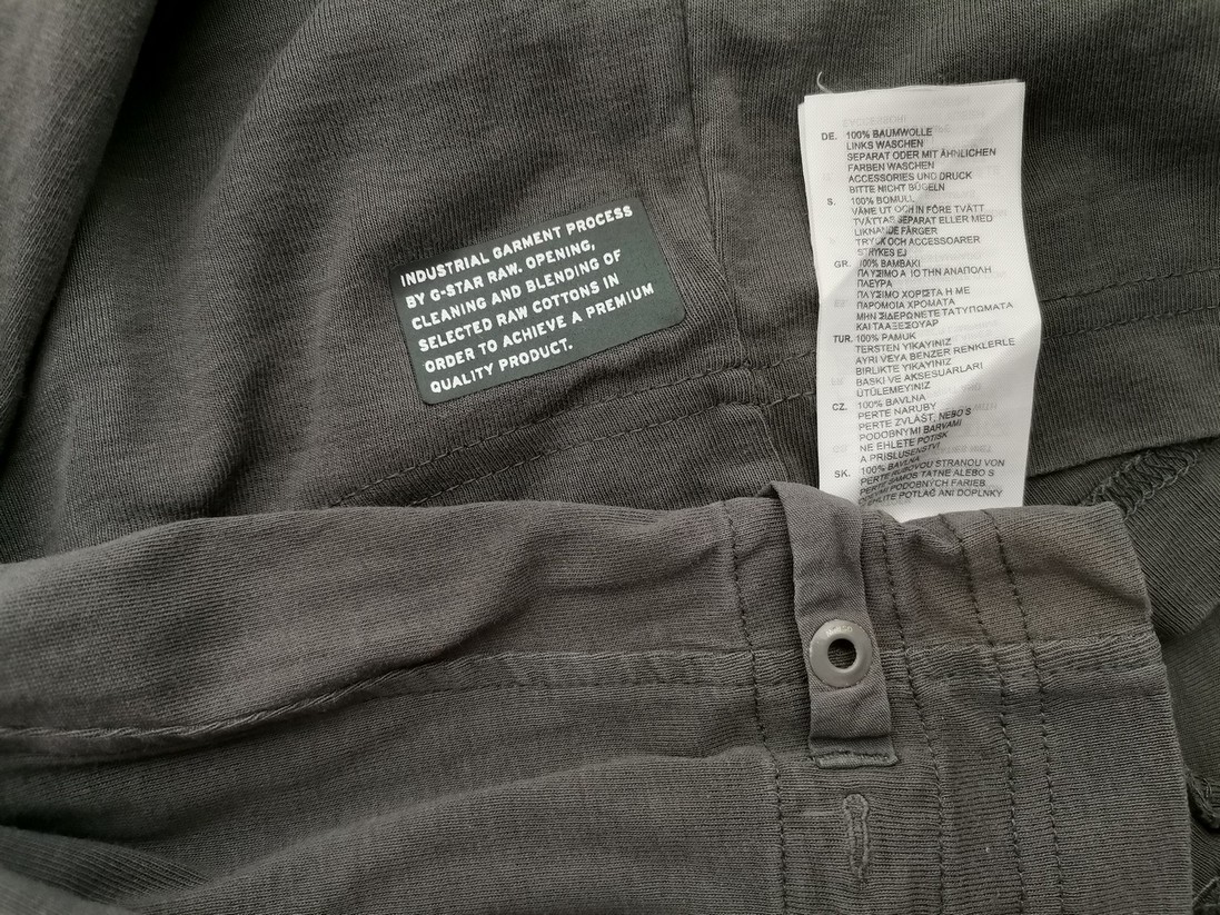 IMG_20230119_134854.jpg G-Star Raw Rozmiar XXL Kolor Szary Męski Sweter Długi rękaw Materiał Bawełna 100%