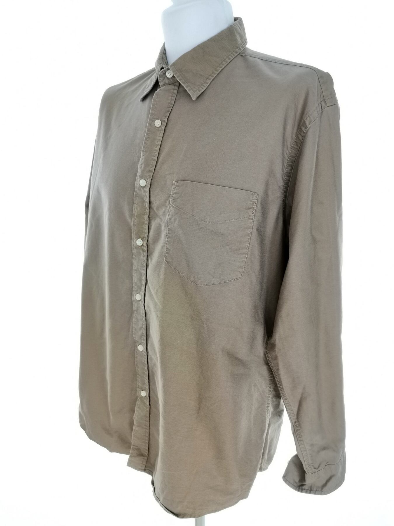 IMG_20230119_135213.jpg J.Crew Rozmiar L Kolor Khaki Kołnierz Męska Koszula Casual Długi rękaw Materiał Bawełna 100%
