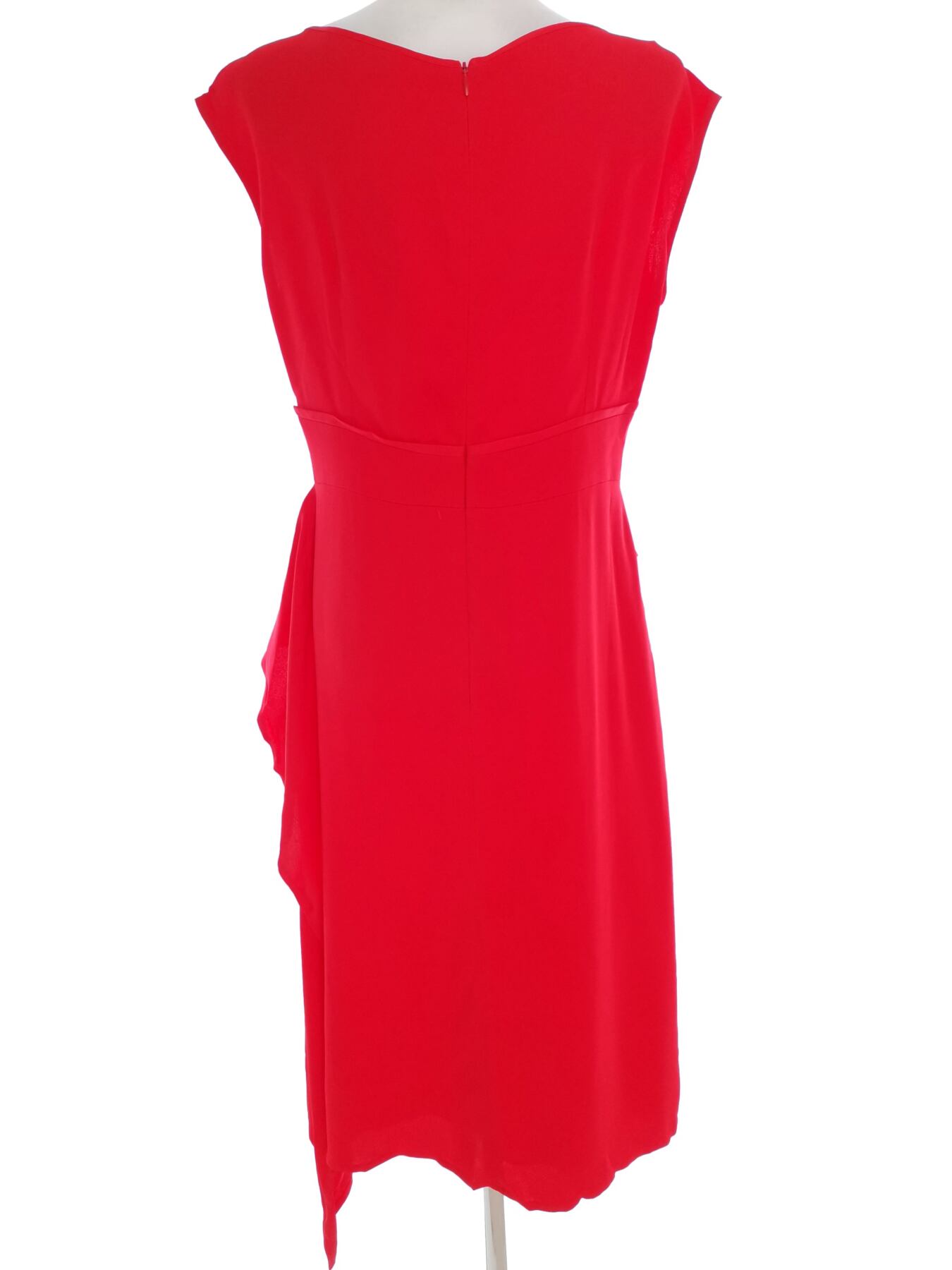 IMG_20210713_124202.jpg Caroline Kilkenny Rozmiar 12 (40) Kolor Czerwony Okrągły dekolt Sukienka Bodycon Krótki rękaw Materiał Wiskoza 100%