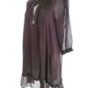Twin set Simona Barbieri Rozmiar M Kolor Fioletowy Split Crew Neck Tunika Bluzka Rękaw 3/4 Materiał Jedwab 100%