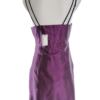 Spotlight by Warehouse Rozmiar 12 (38) Kolor Fioletowy Odkryte Ramiona Sukienka Bodycon Bezrękawnik Do Kolan Materiał Jedwab