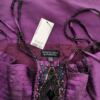 Spotlight by Warehouse Rozmiar 12 (38) Kolor Fioletowy Odkryte Ramiona Sukienka Bodycon Bezrękawnik Do Kolan Materiał Jedwab