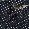 Dorothy perkins Rozmiar 16 (48) Kolor Granatowy Grochy Dekolt Serce Sukienka A-Line Bezrękawnik Midi Materiał Bawełna