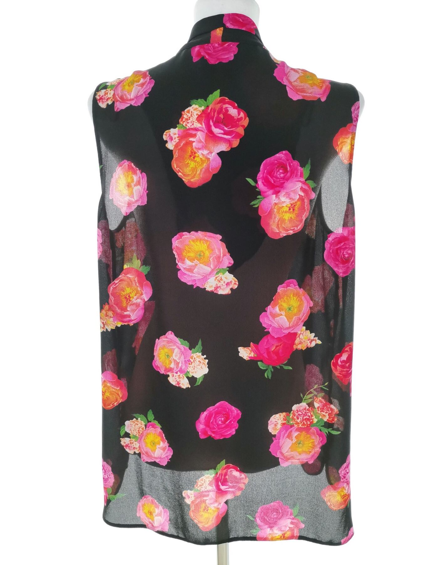 IMG_20221115_112620.jpg Collection Debenhams Rozmiar 14 (42) Kolor Czarny W serek Tunika Bluzka Bezrękawnik