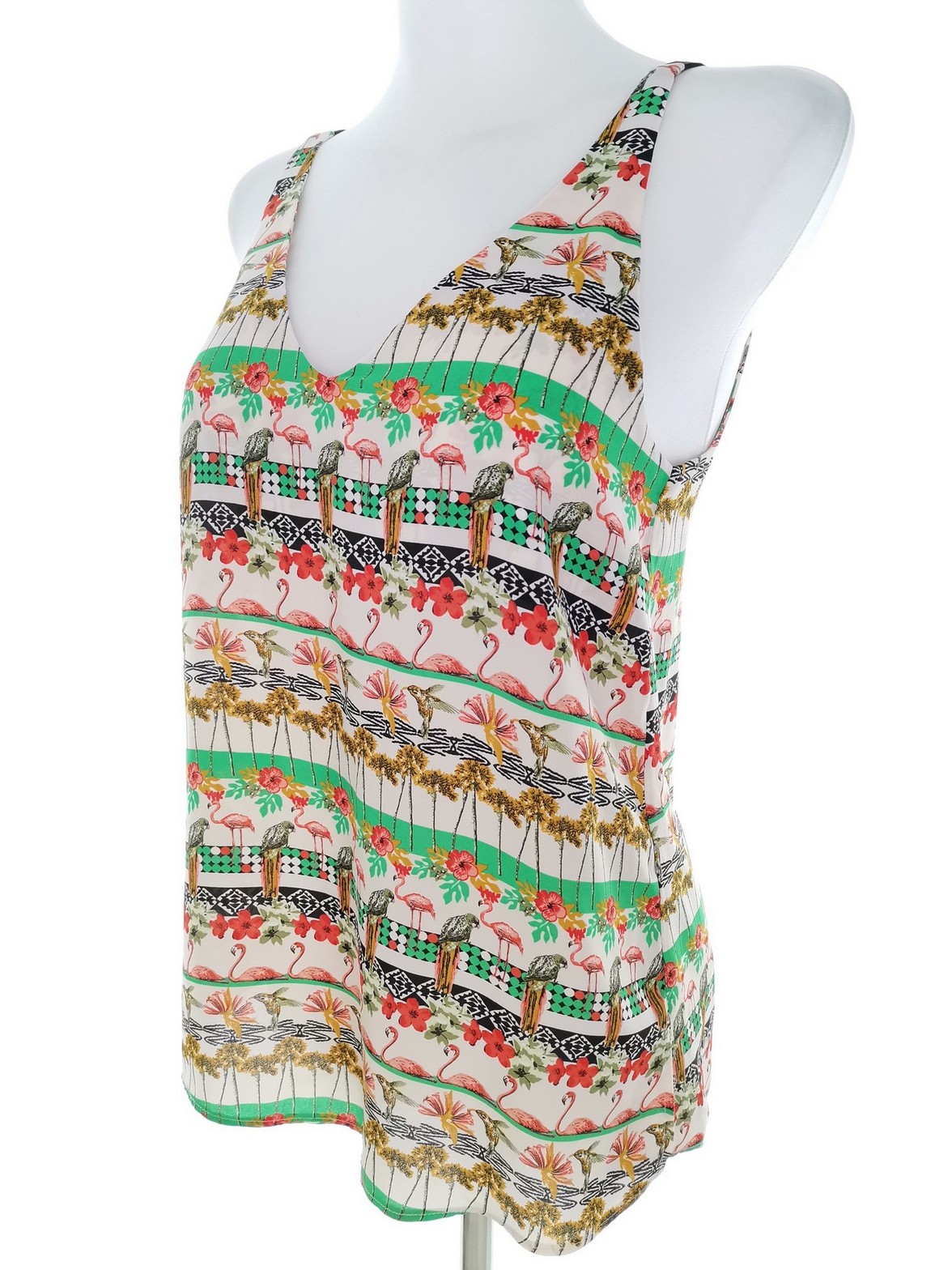 IMG_20221116_095833.jpg Topshop Rozmiar 34 Kolor Zielony W serek Bluzka Bezrękawnik
