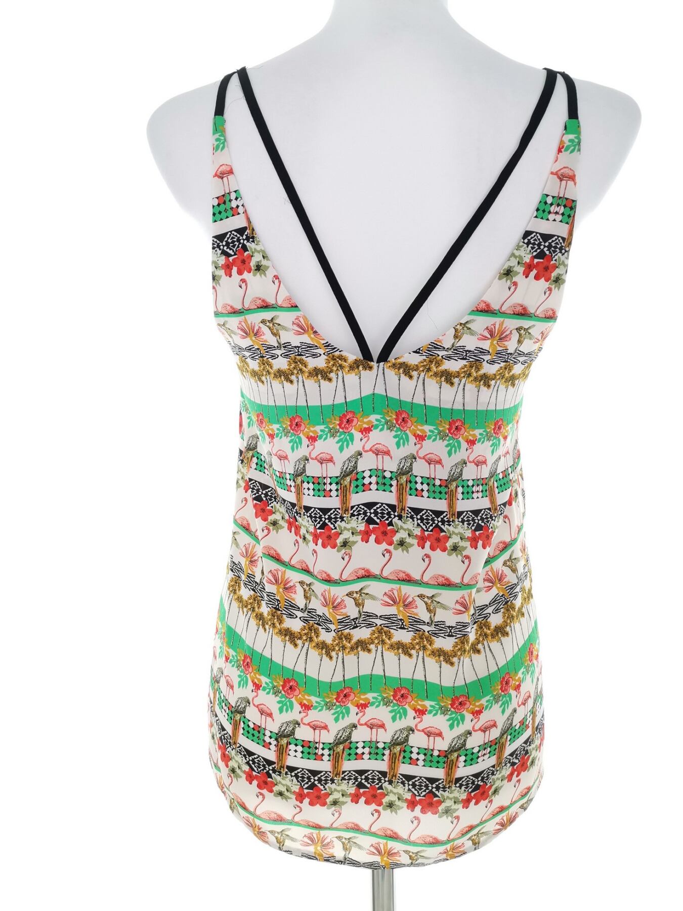 IMG_20221116_095839.jpg Topshop Rozmiar 34 Kolor Zielony W serek Bluzka Bezrękawnik