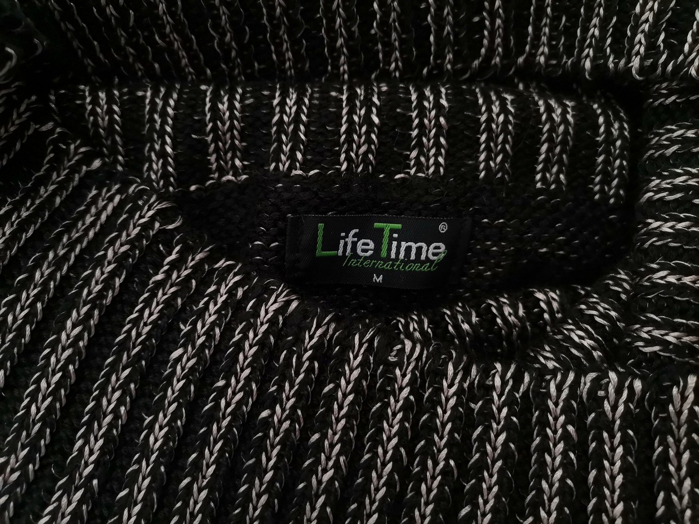 IMG_20221123_123144.jpg Life time Rozmiar M Kolor Srebrny Drapowany dekolt Tunika Bluzka Dzianina Krótki rękaw Materiał Akryl