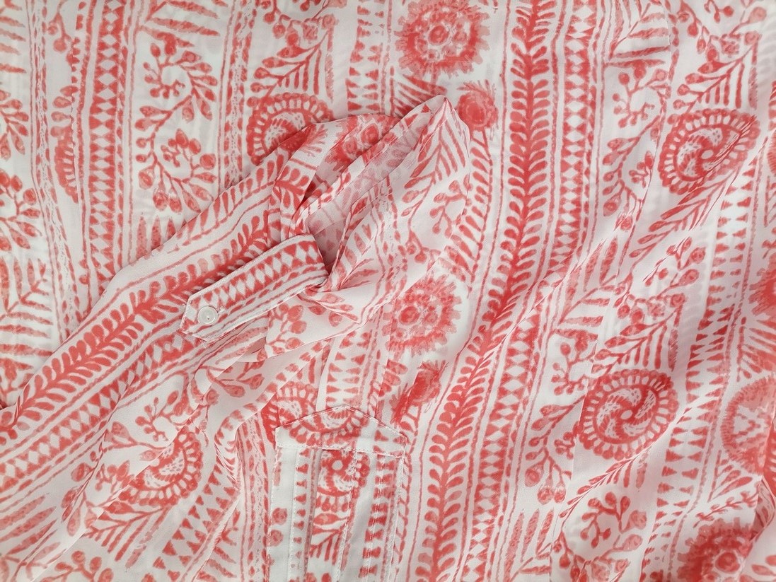 IMG_20221125_122558.jpg VA VITE Rozmiar 38 Kolor Pomarańczowy Keyhole Crew Neck Bluzka Długi rękaw