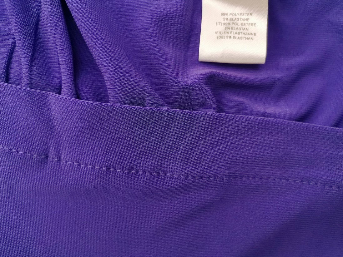 IMG_20221129_114202.jpg Nina Leonard Rozmiar XL Kolor Fioletowy Okrągły dekolt Sukienka Prostokątna Długi rękaw Midi