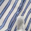 H&m Rozmiar M Kolor Niebieski Pasy Split Crew Neck Bluzka Krótki rękaw Materiał Wiskoza 100%