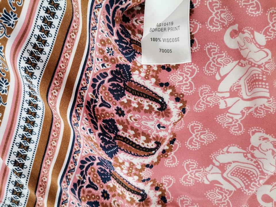 IMG_20221209_140449.jpg Cotton edits Rozmiar 12 (40) Kolor Różowy Pasy Okrągły dekolt Sukienka Maxi Bezrękawnik Długa Materiał Wiskoza 100%