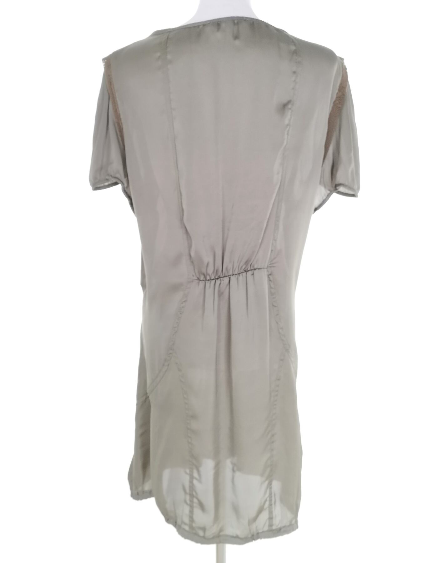 IMG_20221215_141251.jpg Wearhouse Rozmiar XL Kolor Szary Dekolt Serce Tunika Bluzka Krótki rękaw