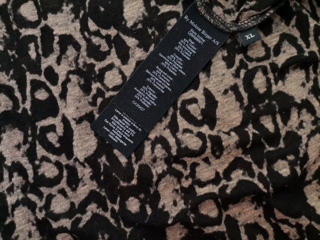 IMG_20221222_124124.jpg BY MALENE BIRGER Rozmiar XL Kolor Brązowy Okrągły dekolt Bluzka Długi rękaw Materiał Bawełna
