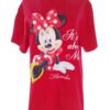 Disney Rozmiar M Kolor Czerwony Crew Neck T-Shirt Krótki rękaw Materiał Bawełna 100%