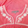 Laura ashley Rozmiar 12 (38) Kolor Różowy Split Crew Neck Bluzka Bezrękawnik Materiał Bawełna 100%