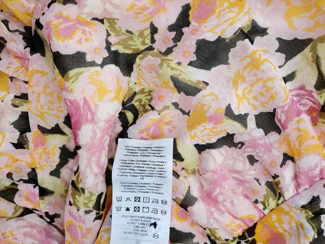 IMG_20230102_104805.jpg Vero moda Rozmiar M Kolor Różowy Okrągły dekolt Sukienka Sheath Długi rękaw Do Kolan