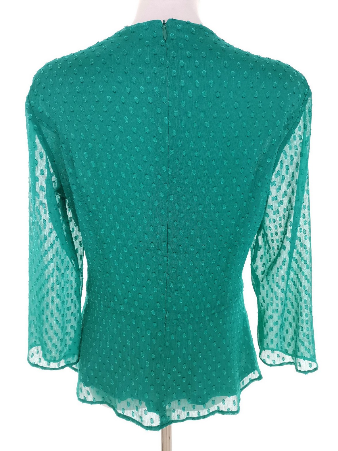 IMG_20230102_140644.jpg Esprit Rozmiar 36 Kolor Niebieski Crew Neck Bluzka Rękaw 3/4