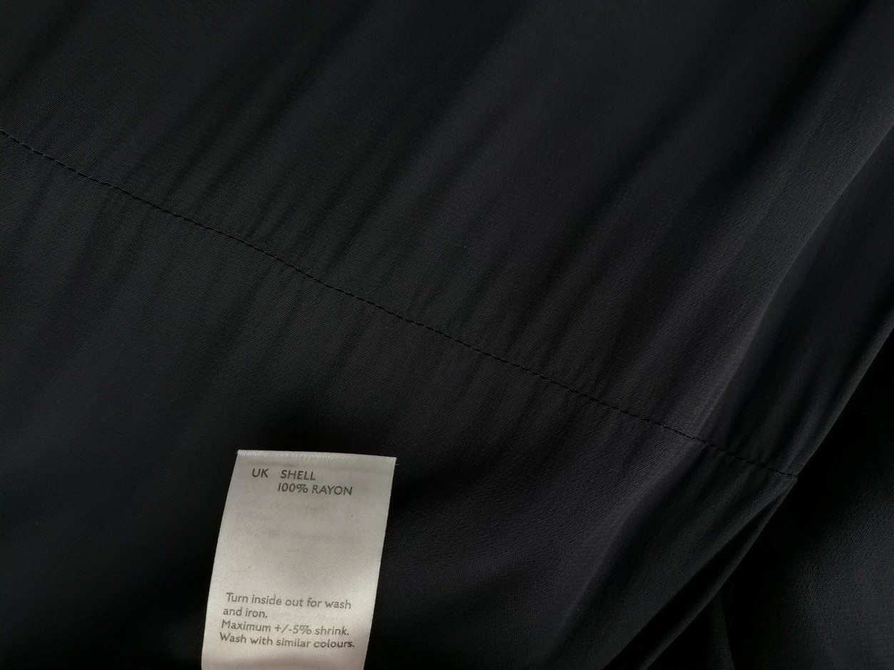 IMG_20230103_130108.jpg Ilse Jacobsen Rozmiar 40 Kolor Granatowy W serek Sukienka Maxi Rękaw 3/4 Długa Materiał Rayon 100%