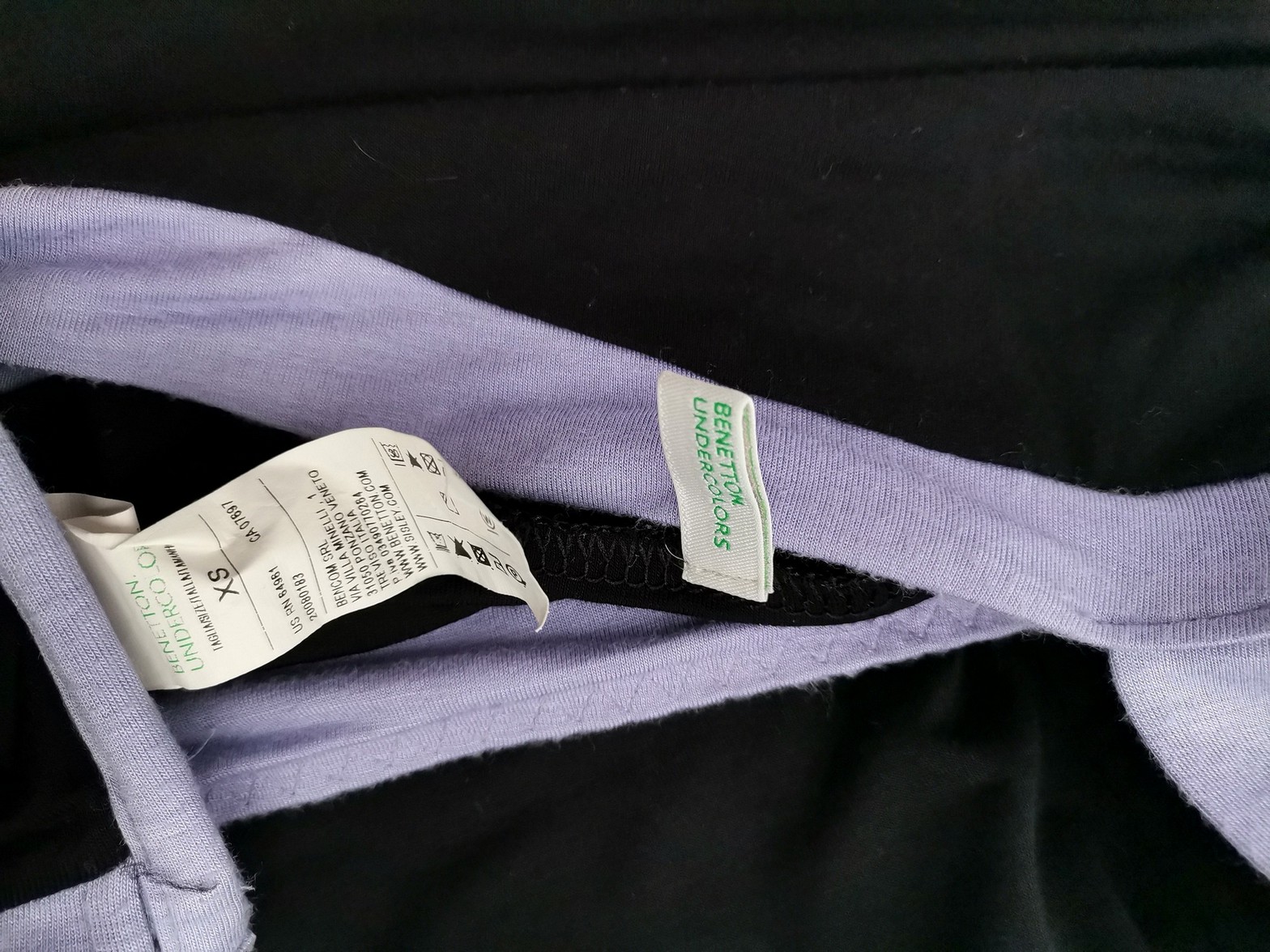 IMG_20230103_132346.jpg BENETTON. UNDERCOLORS Rozmiar XS Kolor Fioletowy Halter Sukienka Maxi Bezrękawnik Długa Materiał Wiskoza