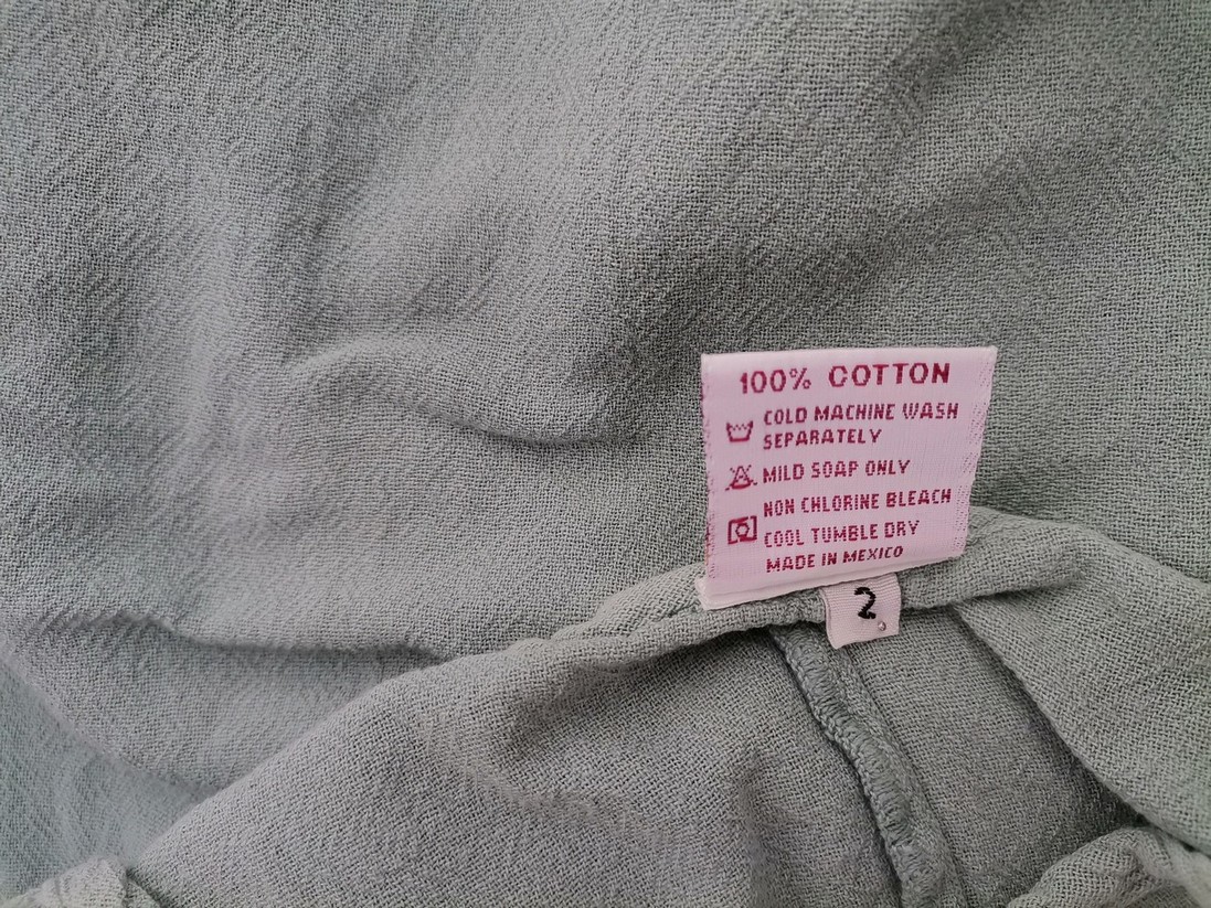 Oh My Gauze! Florida Rozmiar 2 (50) Kolor Zielony W łódkę Tunika Bluzka Rękaw 3/4 Materiał Bawełna 100%