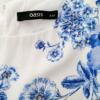 Oasis Rozmiar 8 (34) Kolor Biały Crew Neck Bluzka Krótki rękaw