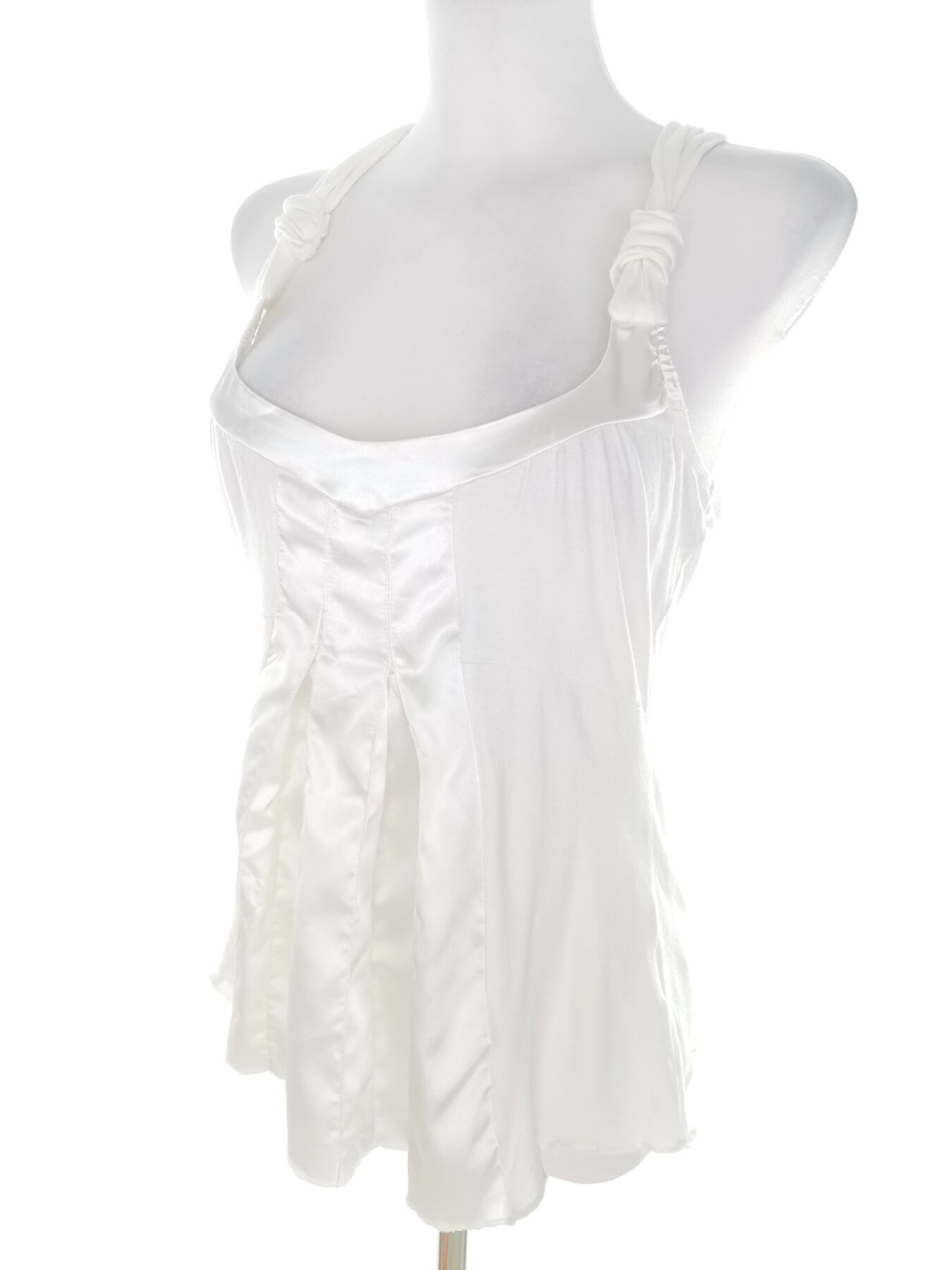 IMG_20230110_112730.jpg Vero moda Rozmiar S Kolor Perłowy Halter Bluzka Bezrękawnik