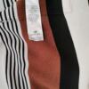 Dorothy perkins Rozmiar 14 (46) Kolor Czarny Pasy Kwadratowy dekolt Sukienka Sweterkowa Bezrękawnik Midi