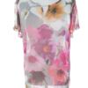 Gerry weber Rozmiar 42/44 Kolor Szary Keyhole Crew Neck Bluzka Krótki rękaw